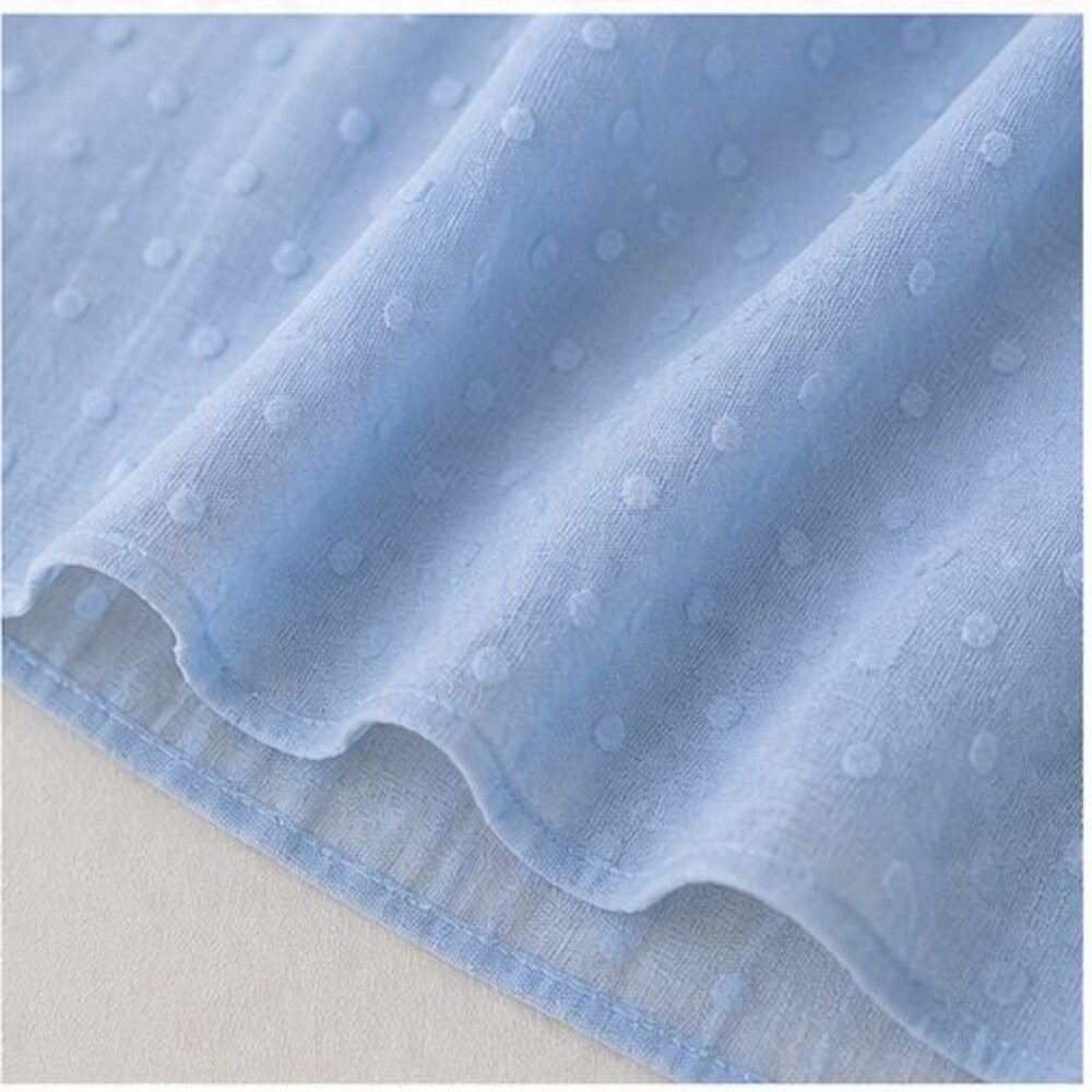 Blue Ruffle Blouse - Picture 6 of 6